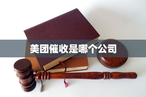 美团催收是哪个公司