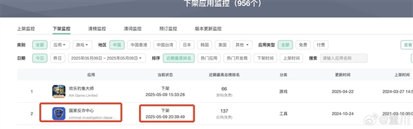 苹果应用商店下架国家反诈中心App 原因未知