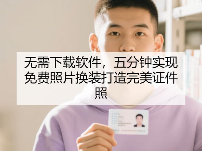 无需下载软件五分钟实现免费照片换装打造完美证件照