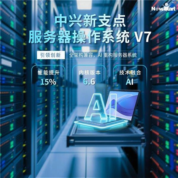 性能飙升15% 中兴通讯正式发布新支点操作系统全新版本