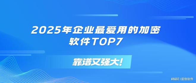 靠谱又强大！2025年企业最爱用的加密软件TOP7